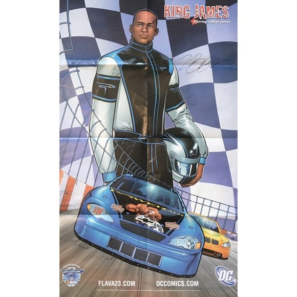 LeBron James DC Comics King James Driven 2005 Chevrolet Racing Powerade NASCAR - Picture 5 of 5